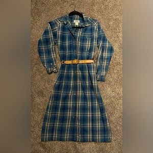 LL Bean Flannel dress 😍🤩